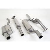 Piper Exhaust Cat back Exhaust System Focus RS MK1 (Two Silencers)