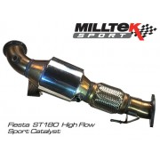 Milltek Sport Fiesta ST180 Eco Boost Hi Flow Sport Cat 200 Cell