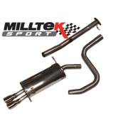 Milltek Cat Back Exhaust System Fiesta ST180 Eco Boost 